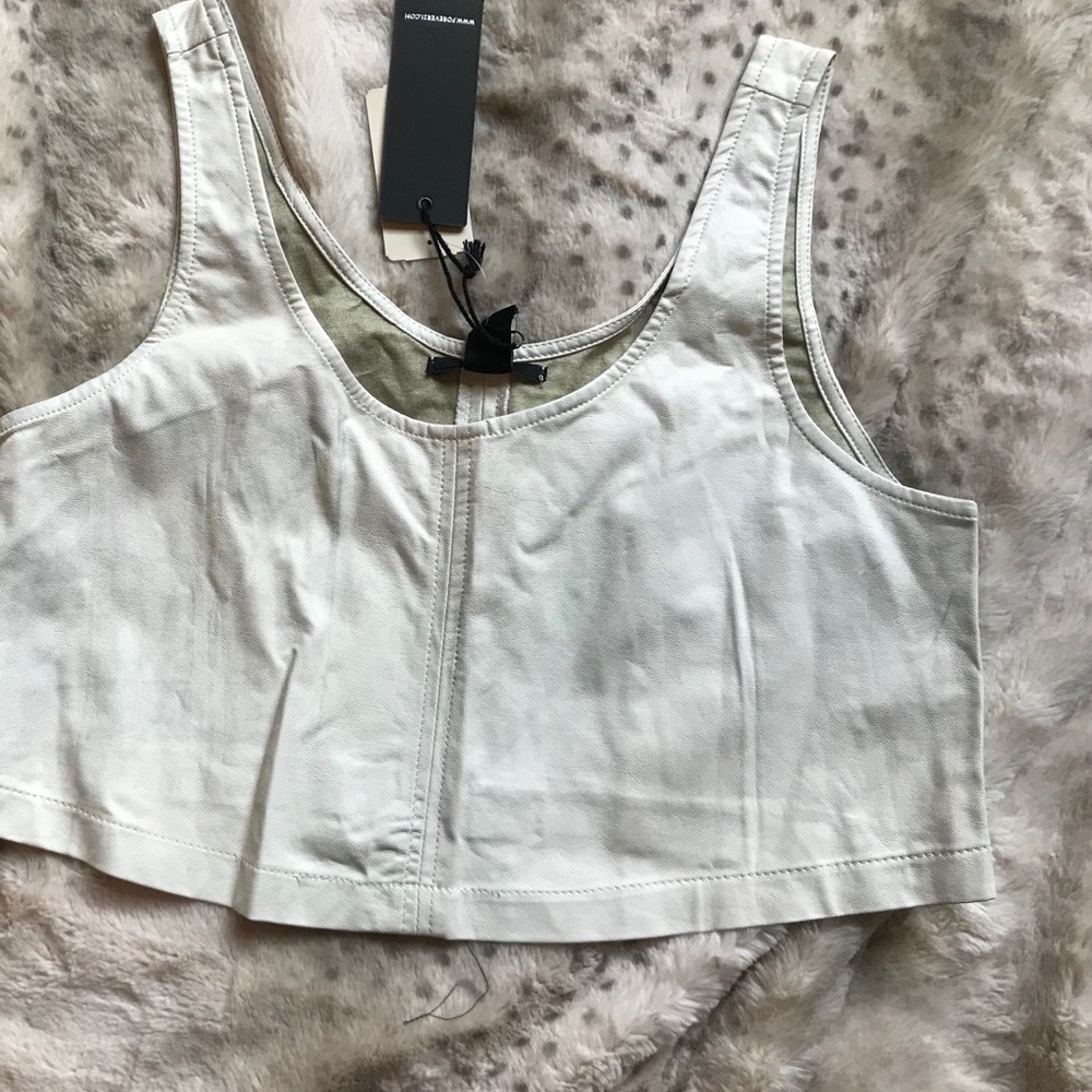 White small forever 21 crop top
